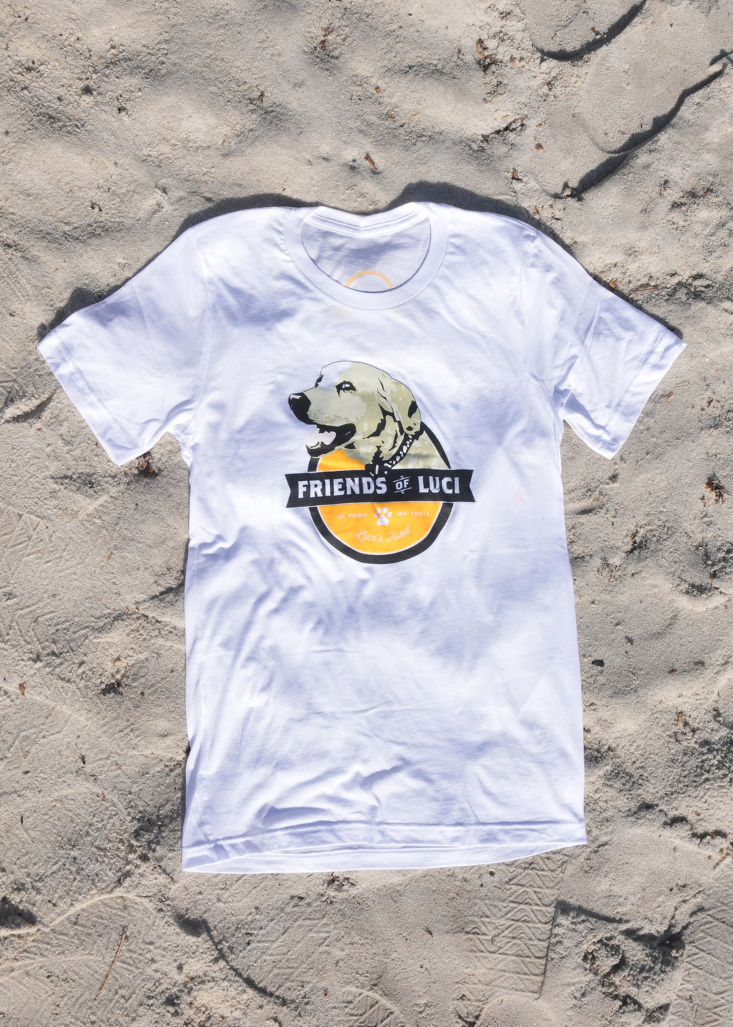 White Luci’s Fund T-Shirt #1018